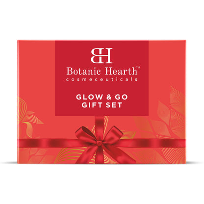 Botanic Hearth Gift Set of 3- Hibiscus Body Scrub - 50g  Raspberry Lip Balm - 8g  Rose Body Wash - 50ml