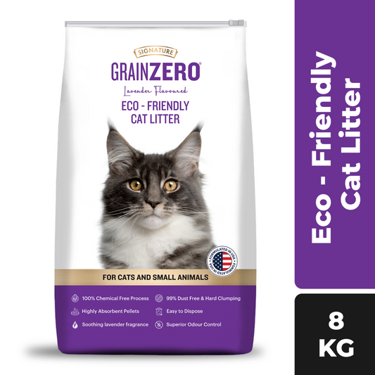 Signature Grain Zero Lavender Scented Cat Litter