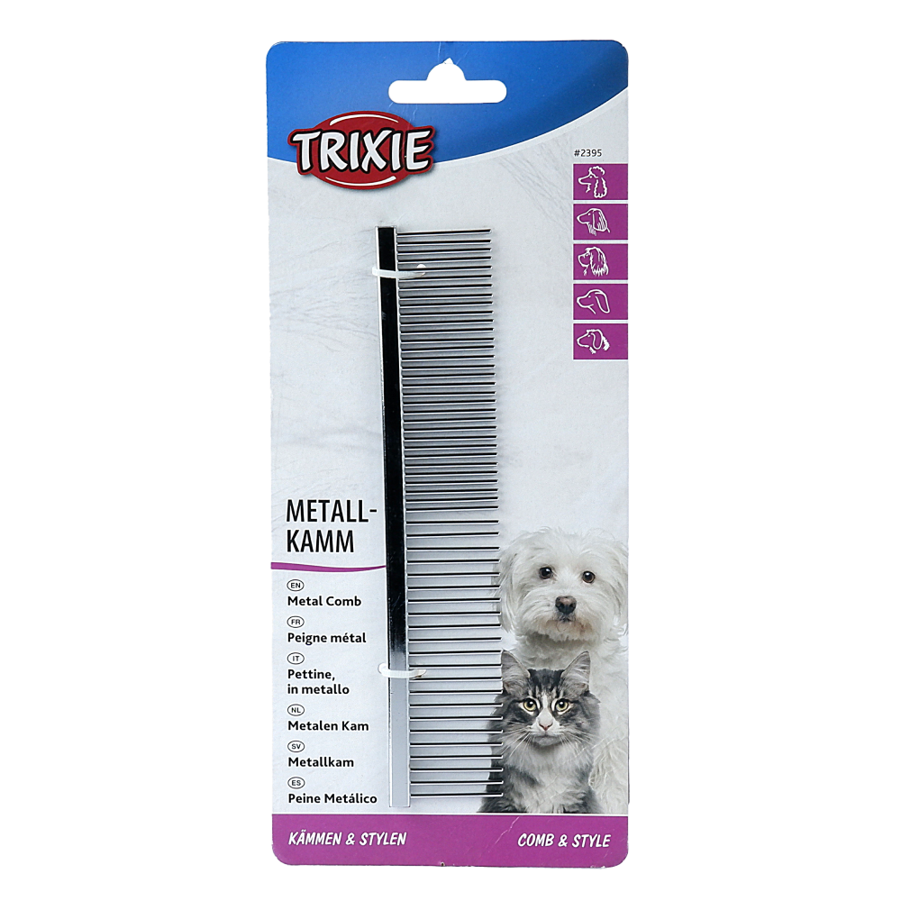 Trixie Comb MediumCoarse Metal for Dogs 16cm