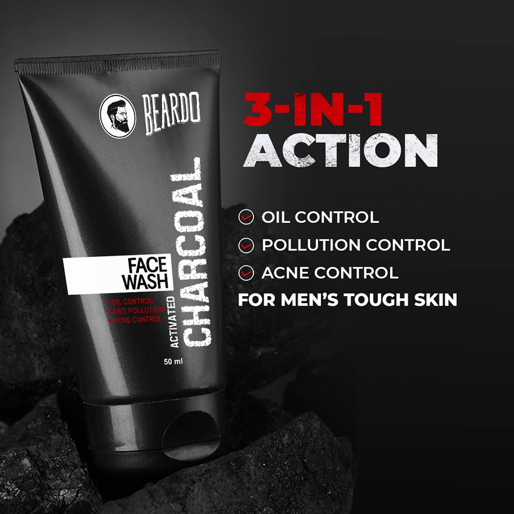 Beardo Charcoal Detox with Travel Bag