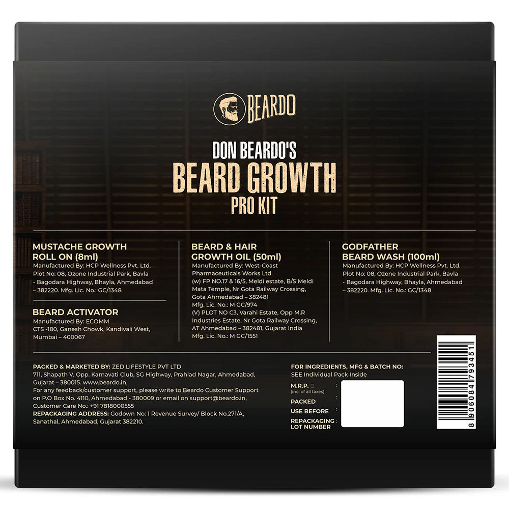 Beardo Beard Growth Pro Kit