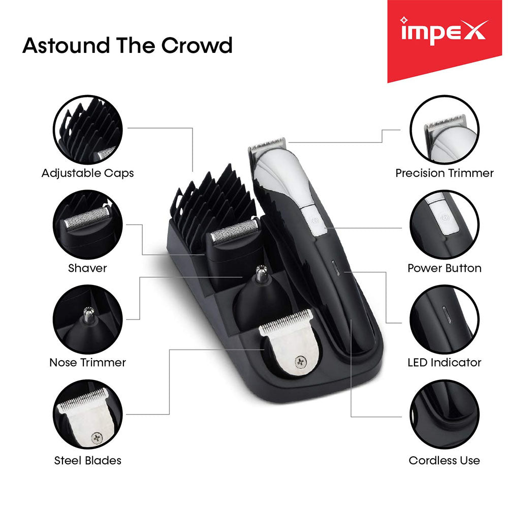 IMPEX GK 401 7-IN-ONE PROFESSIONAL MULTI GROOMING AND TRIMMER KIT