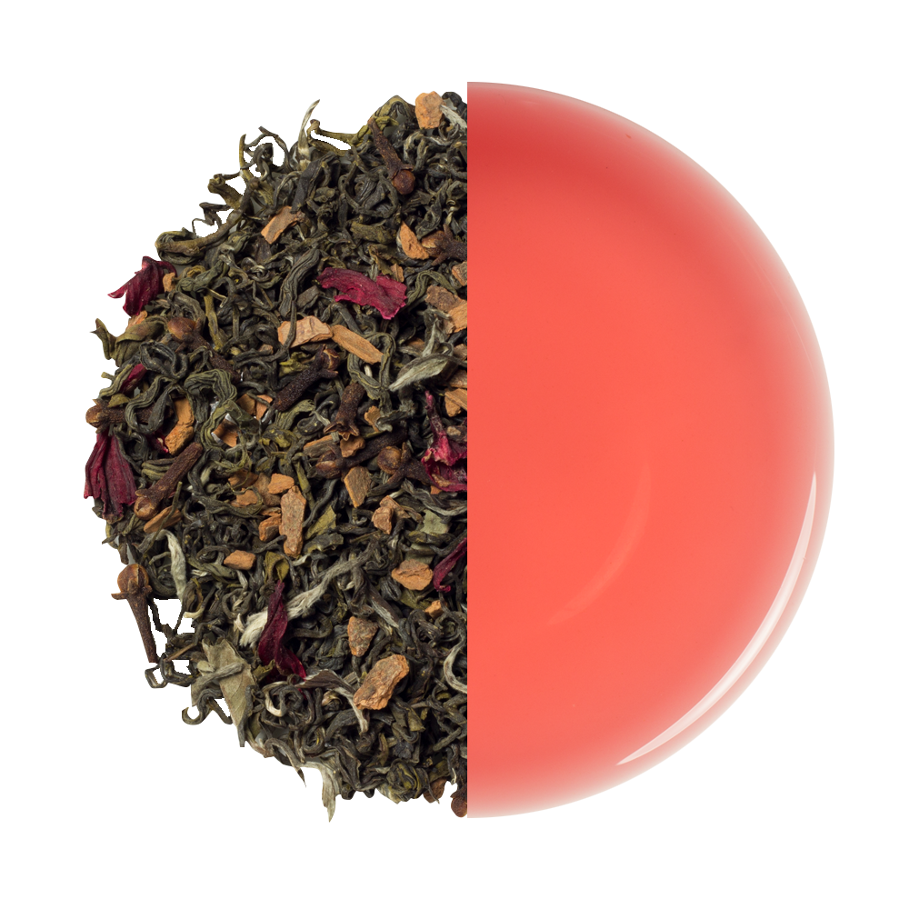 Hibiscus Cinnamon Clove Green Tea