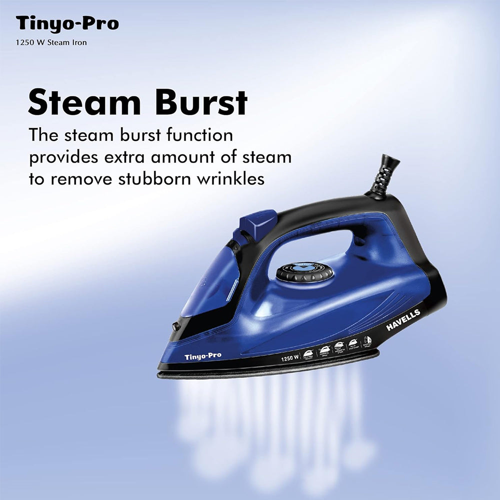 Havells Tinyo Pro 1250-Watt Steam Iron