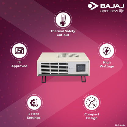 BAJAJ BLOW HOT 2000-WATT ROOM HEATER