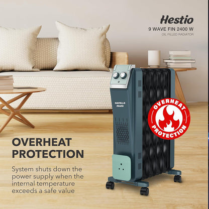 Havells Hestio 9 Wave Fin OFR 2400W Room Heater