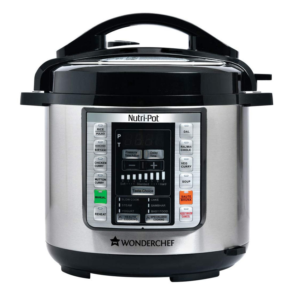 Wonderchef Nutri-Pot 6L Electric Pressure Cooker With 7-In-1 Functions