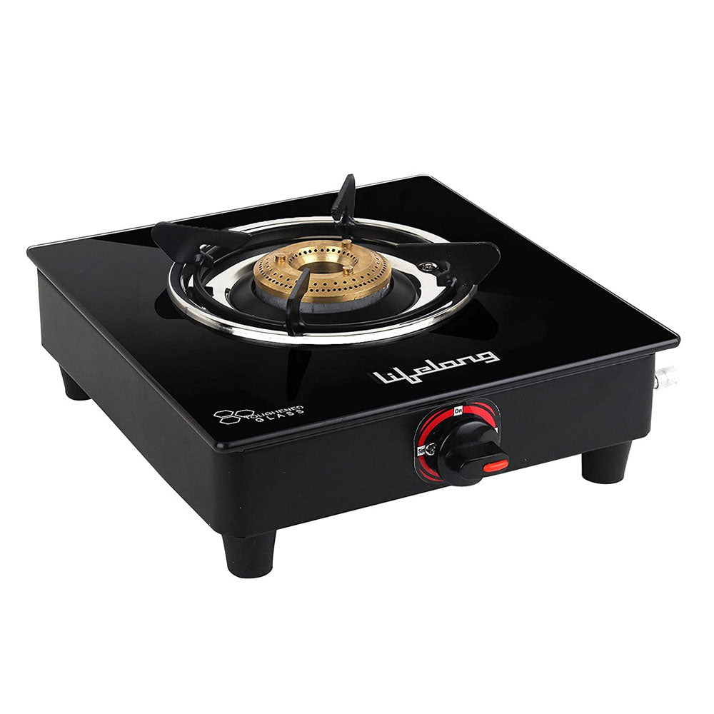 Lifelong LLGS201 Glass Stop Single Burner Gas Stove