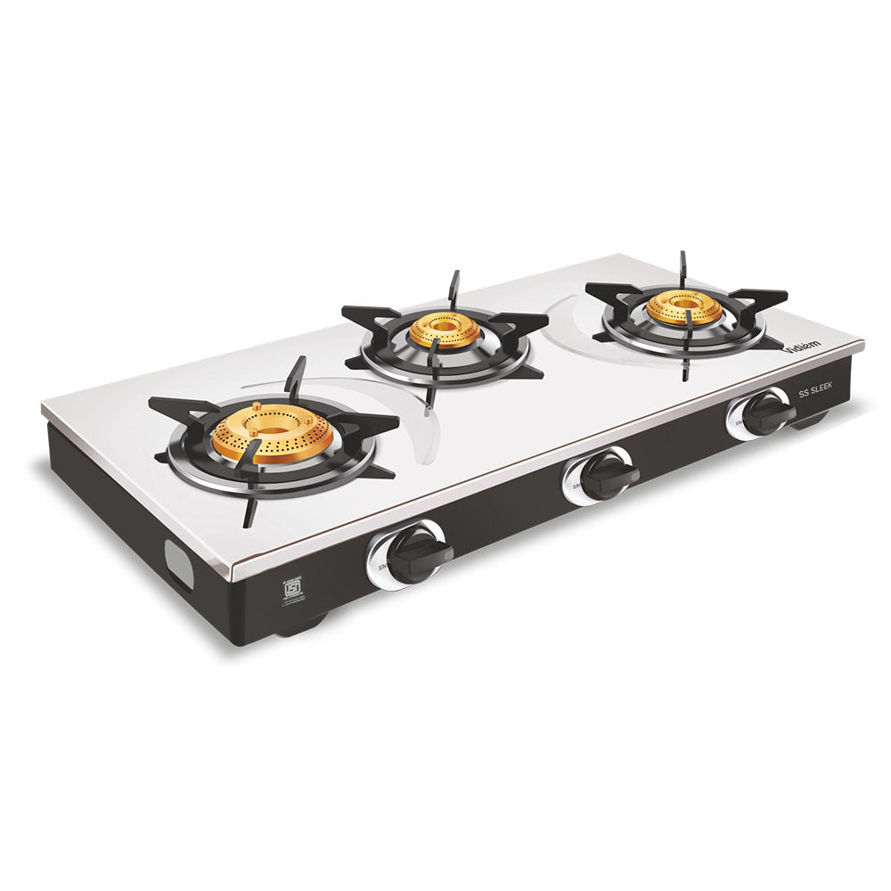 Vidiem SS Sleek 3B Stainless Steel Gas Stove