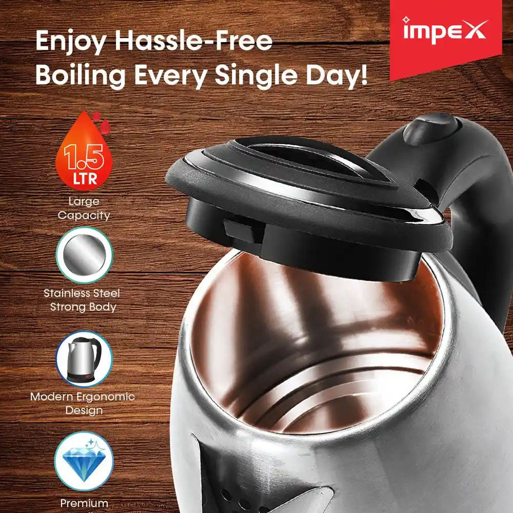 IMPEX STEAMER 1501 1.5L ELECTRIC KETTLE