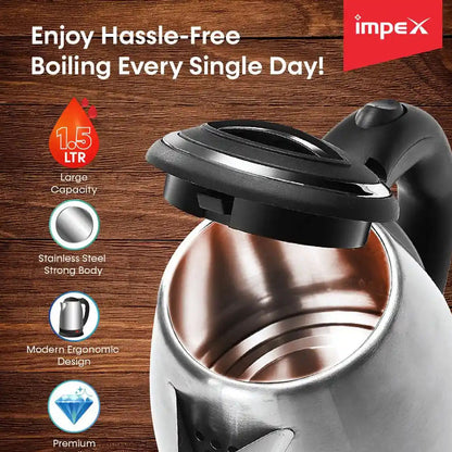 IMPEX STEAMER 1501 1.5L ELECTRIC KETTLE