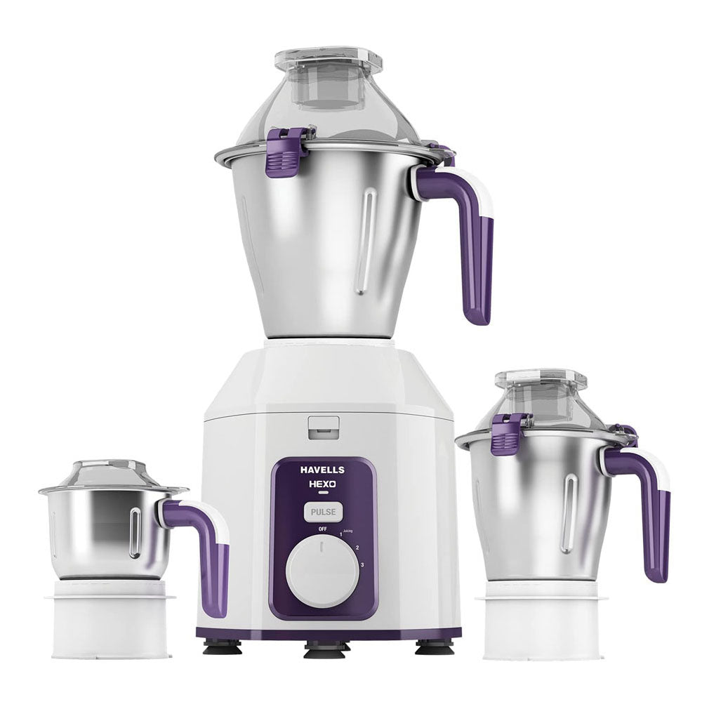 Havells Hexo 1000W 3 Jar Mixer Grinder