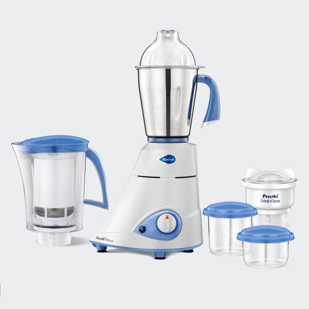 Preethi Blue Leaf Platinum 110V 3 Jars Mixer Grinder 550W