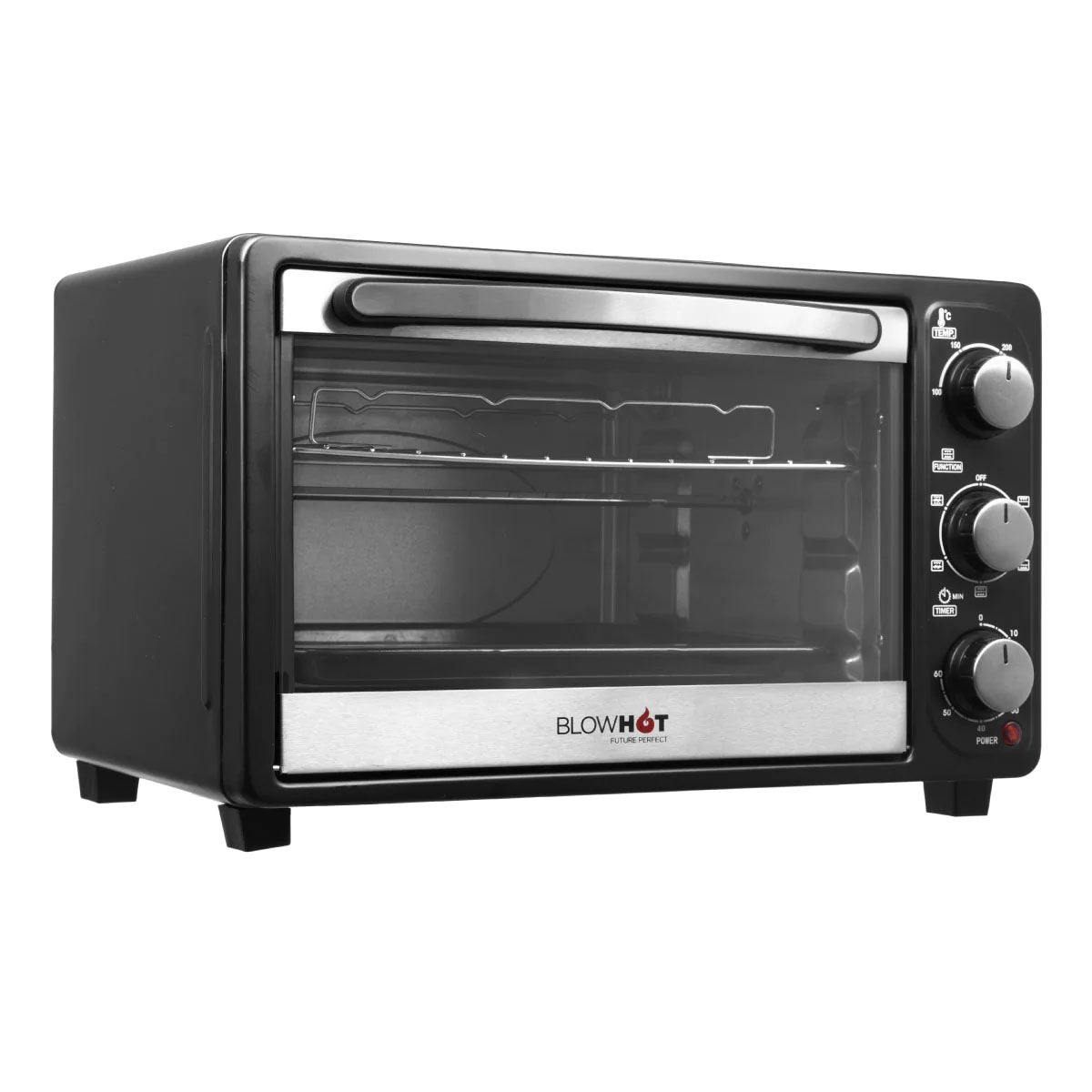 Blowhot BAK-O 28L Multifunctional Knobs Oven Toaster Grill