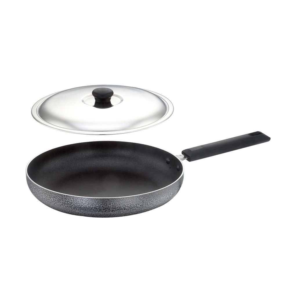 Sowbaghya Non Stick Fry Pan With Ss Lid