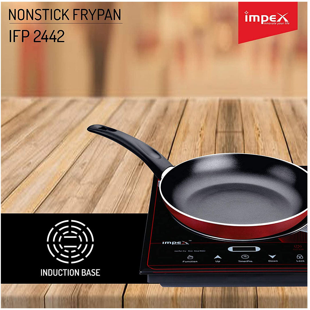 IMPEX IFP 2442 INDUCTION BASED NONSTICK FRY PAN 24 CM