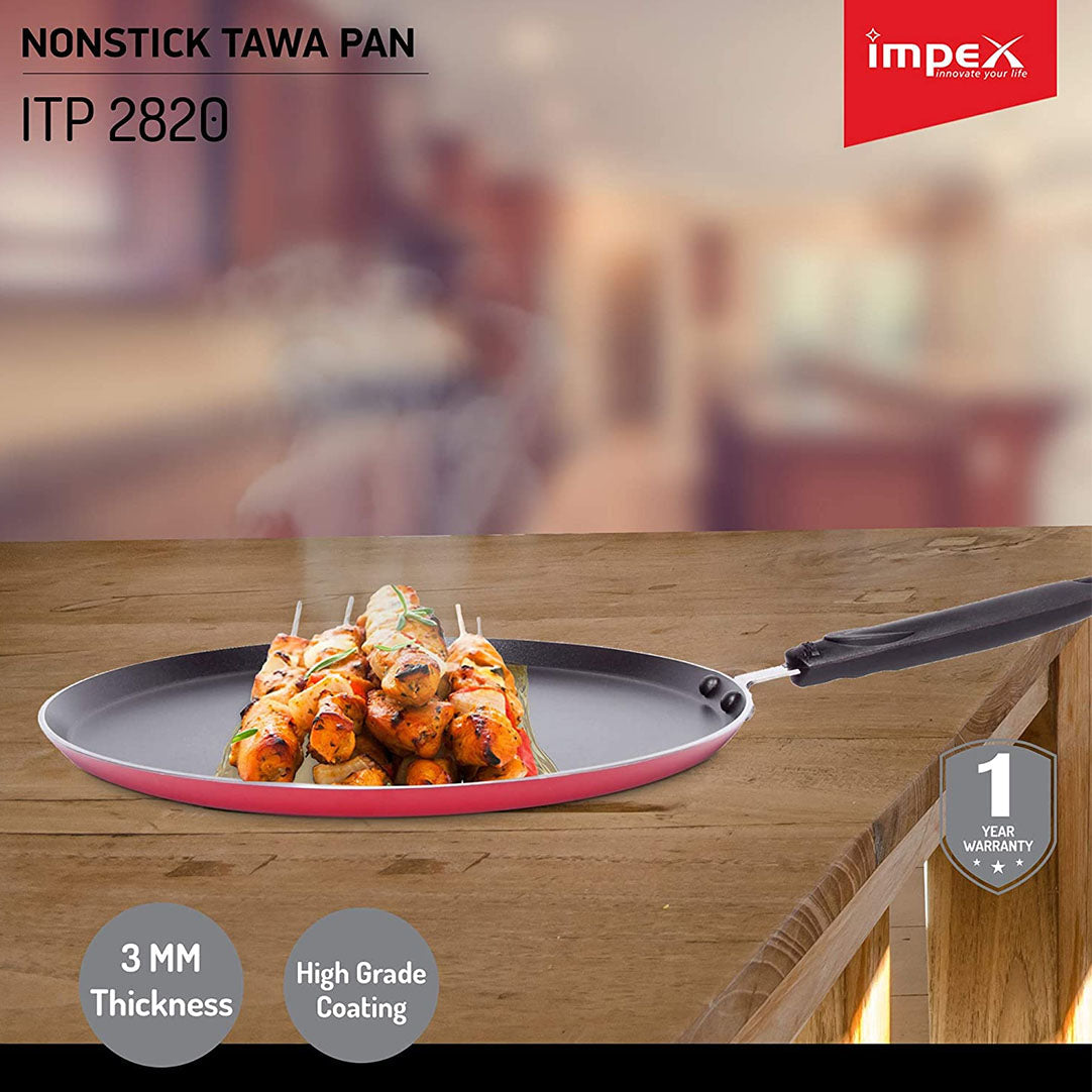 IMPEX ITP 2820 INDUCTION BASE NONSTICK TAWA PAN 28 CM