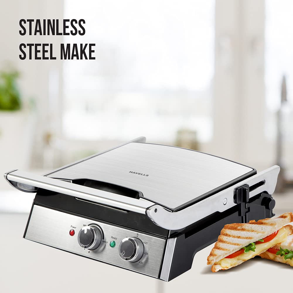 HAVELLS TOASTINO 4 SLICE GRILL AND BBQ WITH TIMER