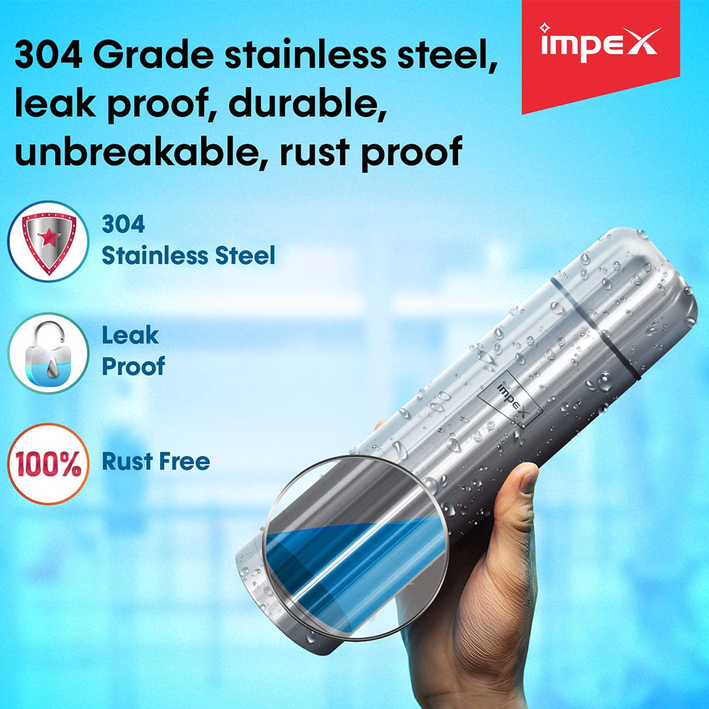 IMPEX IFK-350 STAINLESS STEEL BULLET VACUUM FLASK 350 ML