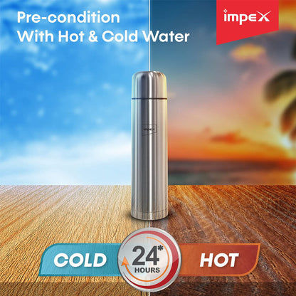 IMPEX IFK-350 STAINLESS STEEL BULLET VACUUM FLASK 350 ML