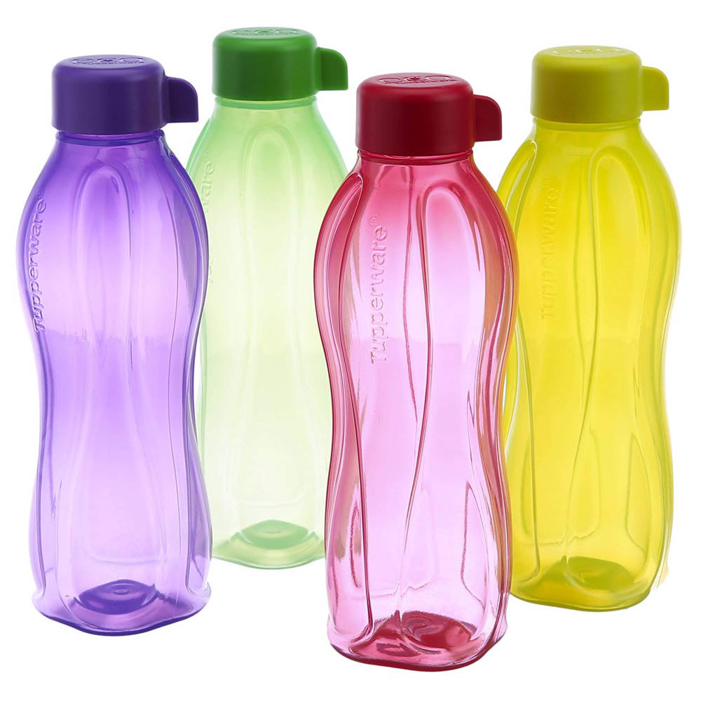 Tupperware Plastic Water Bottle 500Ml Set Of 4