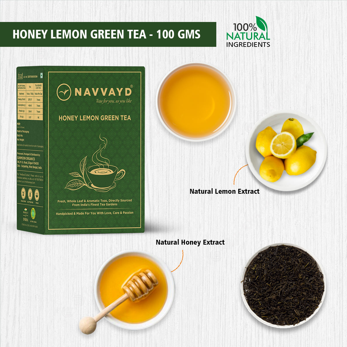 Honey Lemon Green Tea