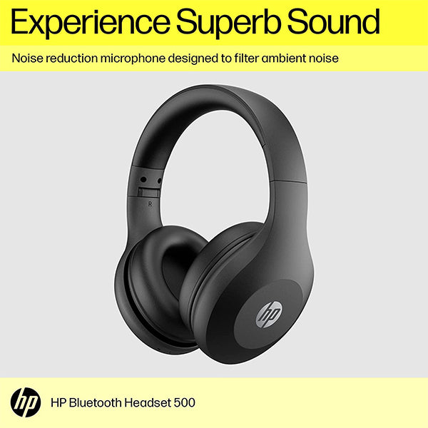 HP 500 Bluetooth Wireless Over Ear Headphone