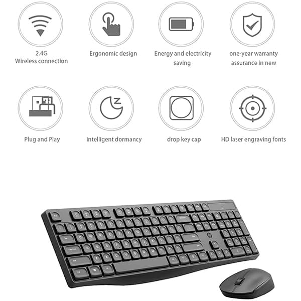 HP CS10 Multi-Device Keyboard and Mouse Combo