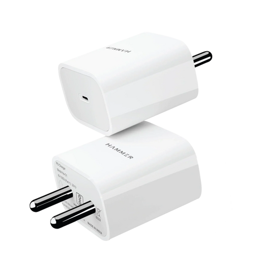 Hammer PD 20W Type C Travel Adapter with Fast Charging