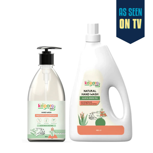 Combo  Natural Handwash  Aloe  Green Tea  2300 ML