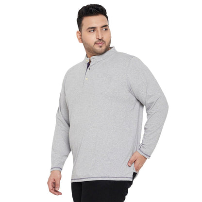 Men Plus Size Hemsworth Solid Henley Tshirt