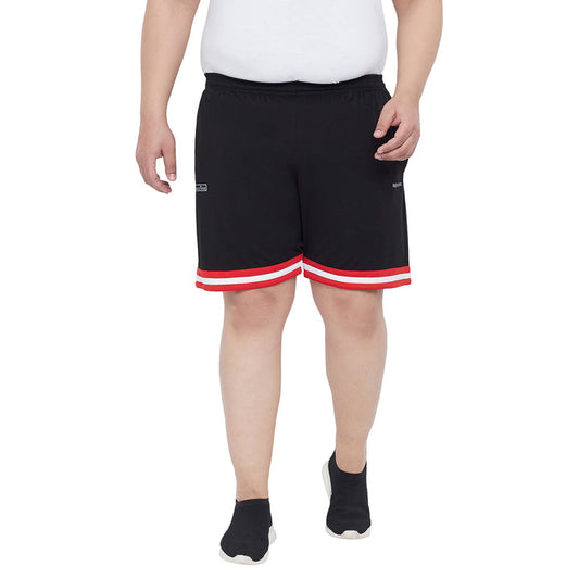 Men Plus Size Hone Solid Shorts