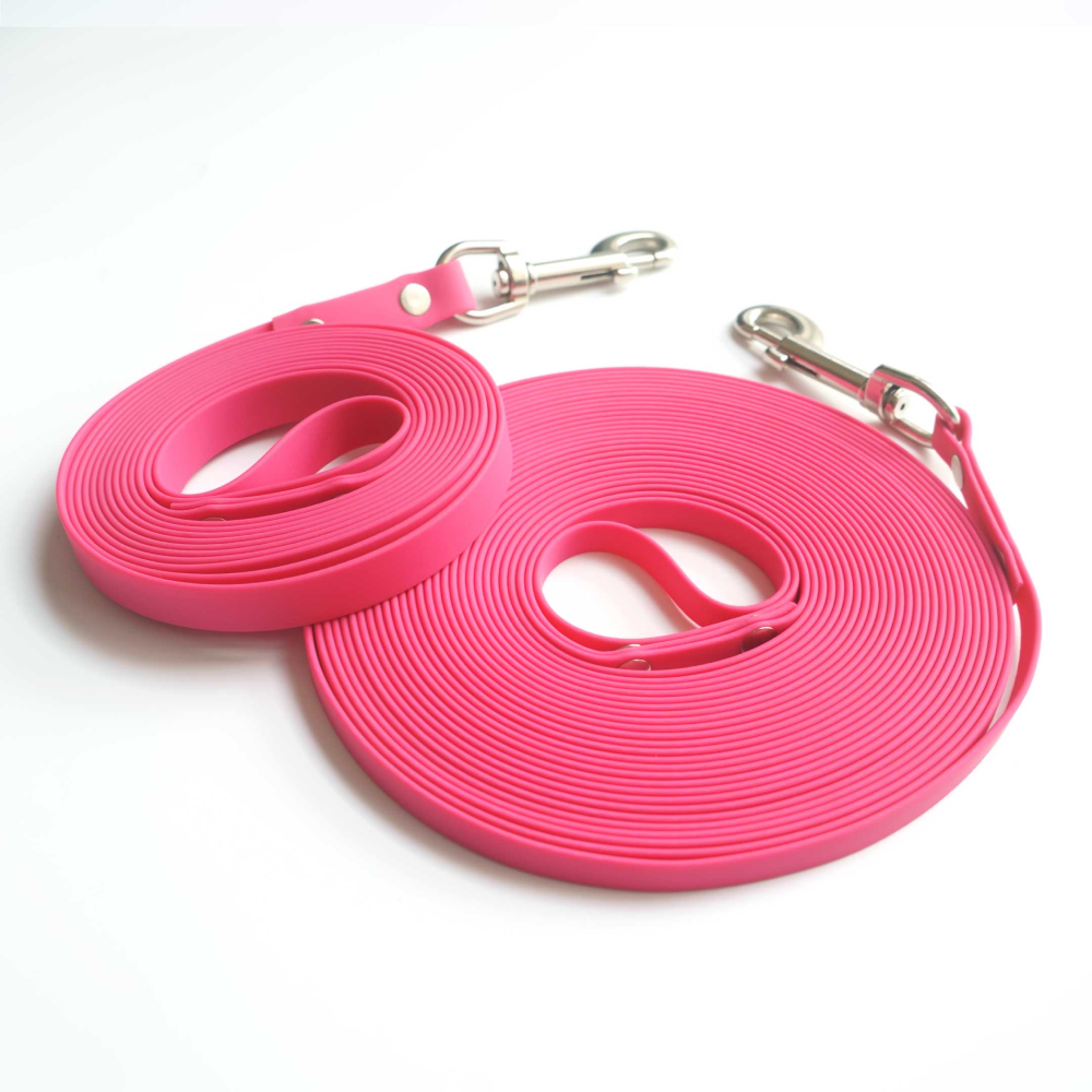 For The Love Of Dogs Long Lines Leash for Dogs Hot Pink