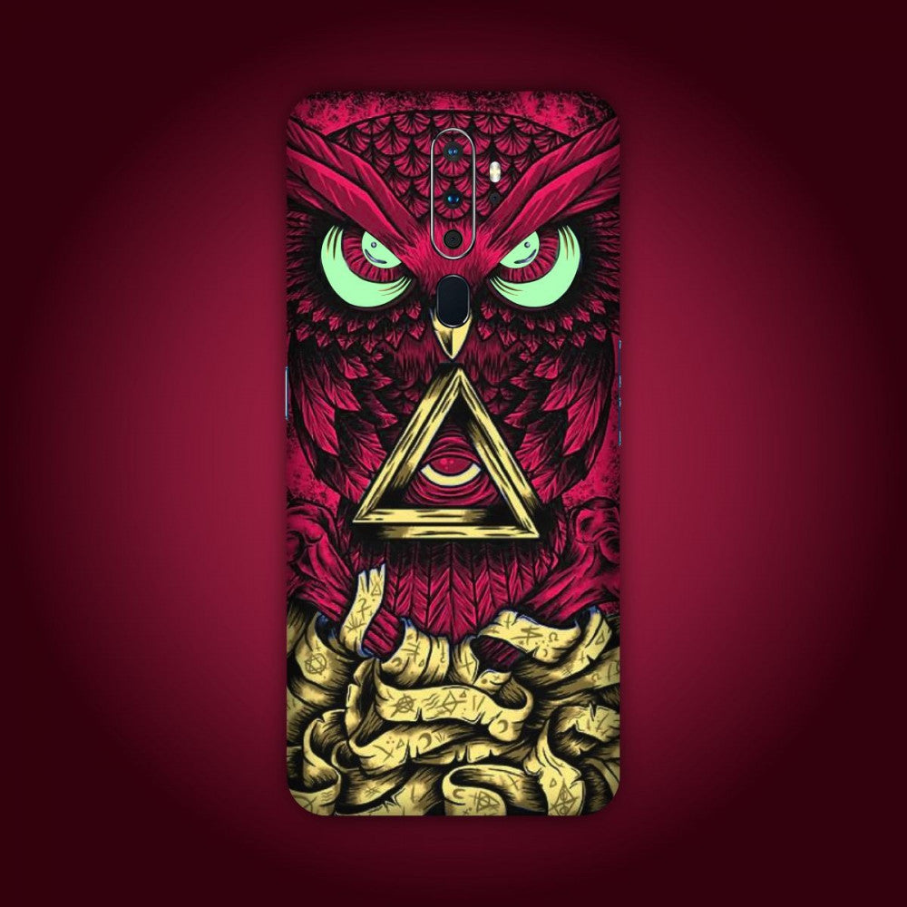 Red Owl Neon - Available for all phone models