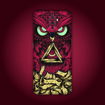 Red Owl Neon - Available for all phone models