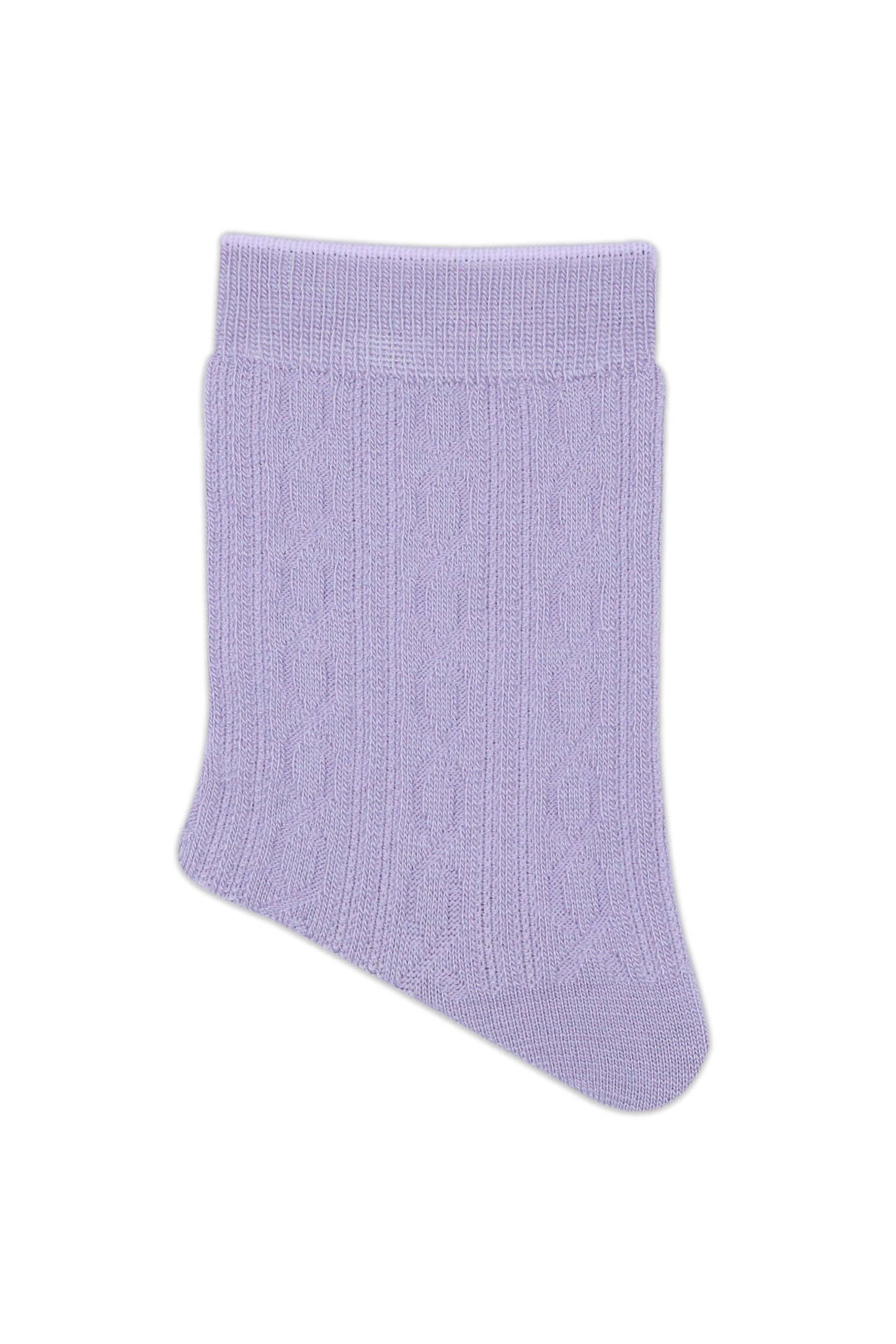 Balenzia Womens Self design Woolen high ankle Socks- BluePinkPurple-Pack of 3 Pairs1U