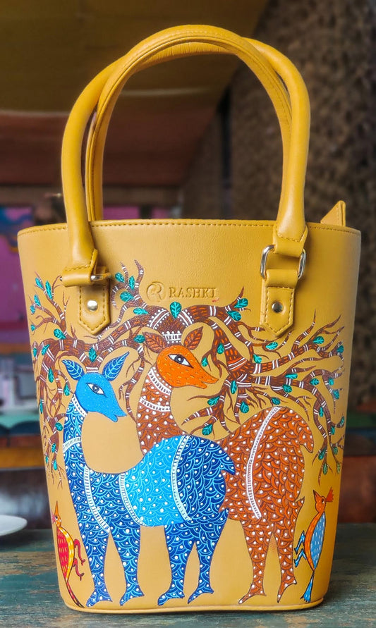 Bucketo Jungle Art Handbag