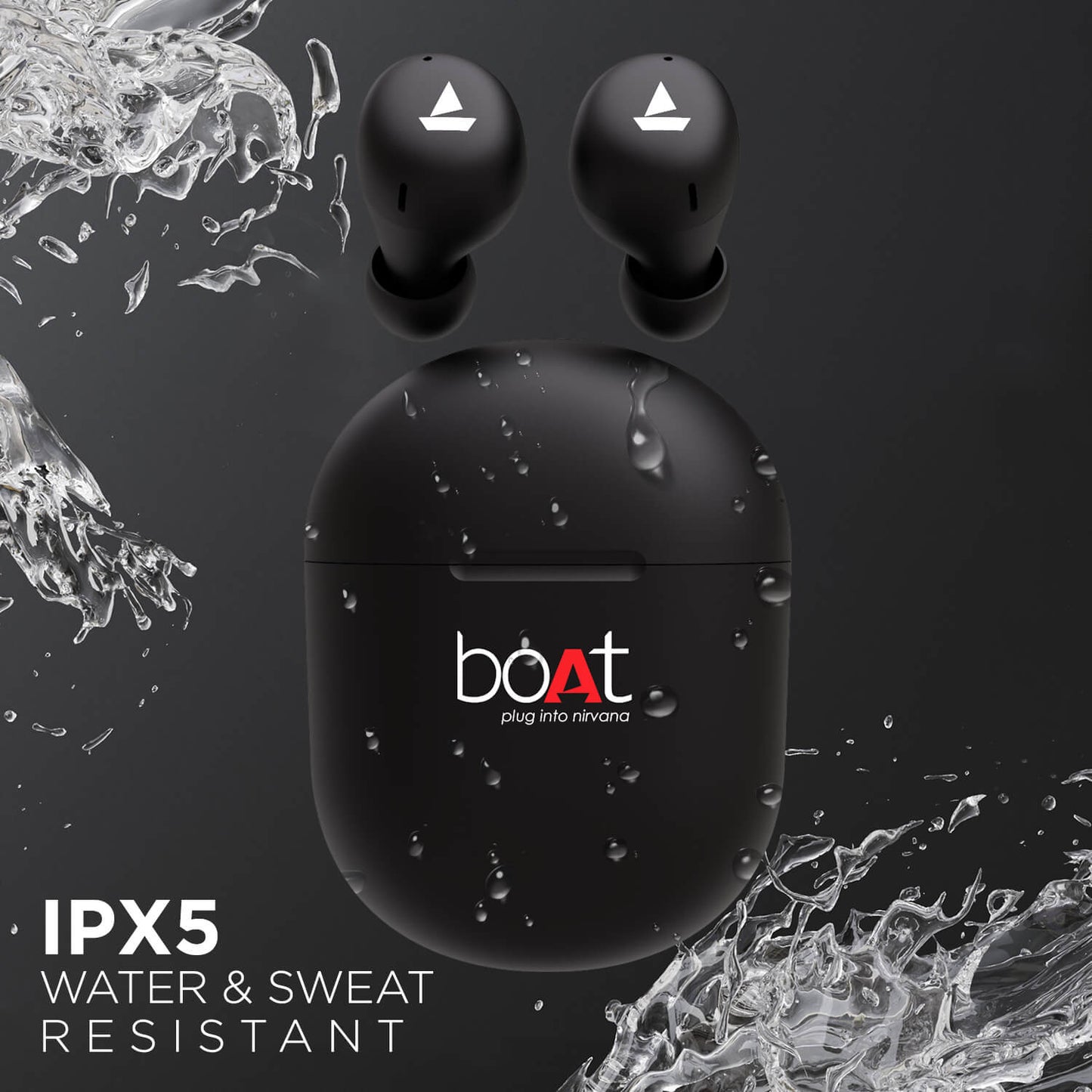 boAt Airdopes 381  Bluetooth In-Ear Wireless Earbuds with 7mm Rhythmic Dynamic Drivers Nonstop Music UpTo 20 Hours