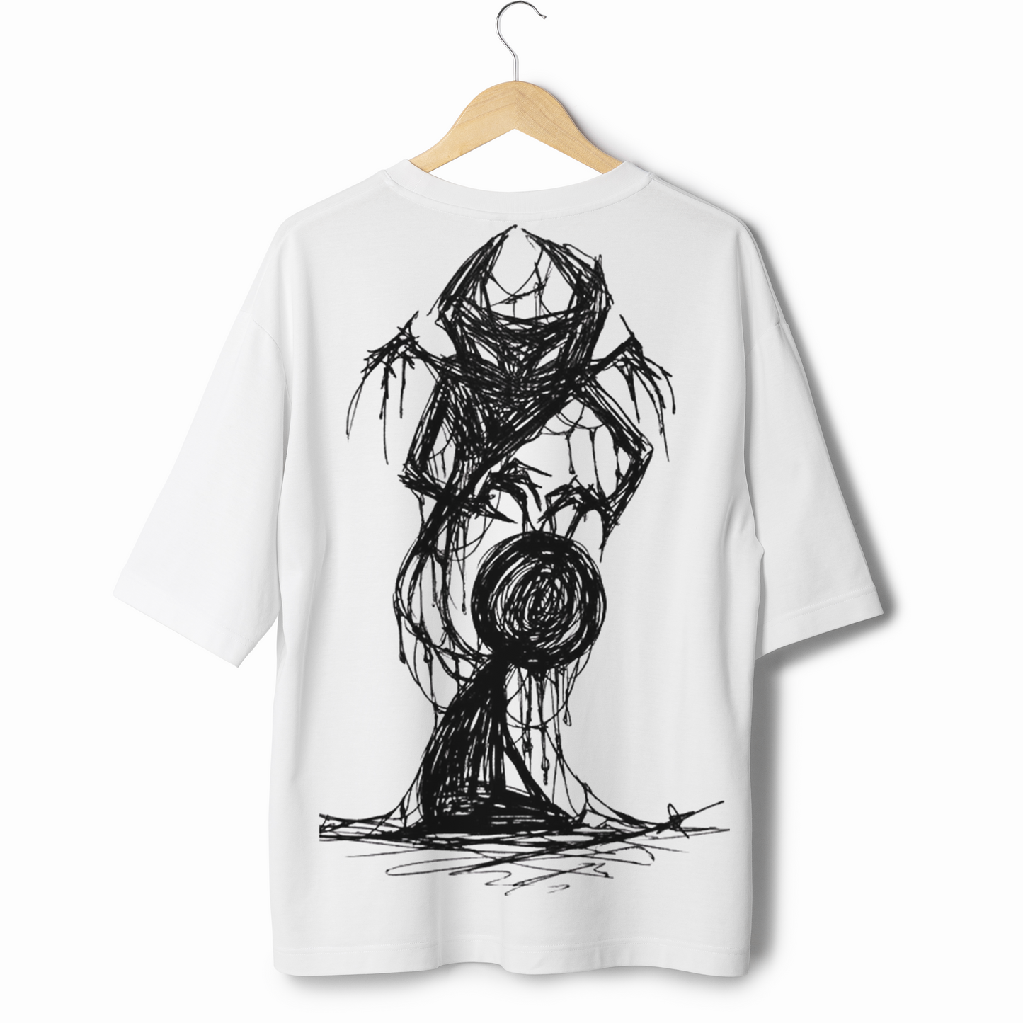The Monster Within Graphic Oversized Tshirt