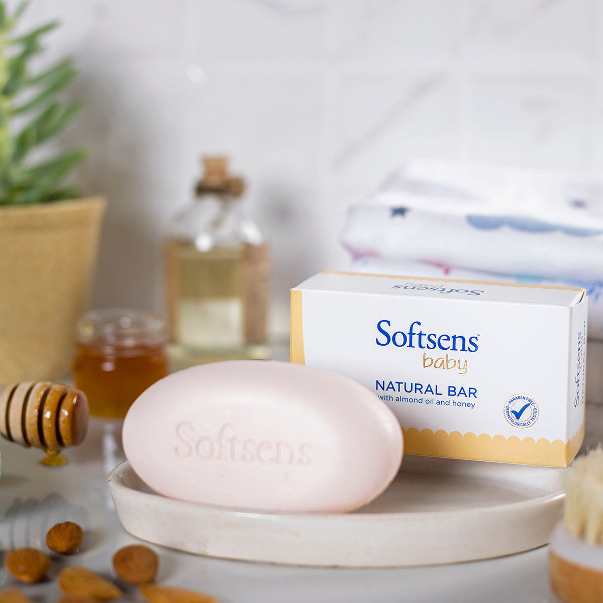 Natural Baby Bar Soap 100g x 3 Multipack