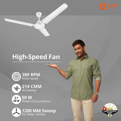 Rapid Air 1200MM High Speed Ceiling Fan