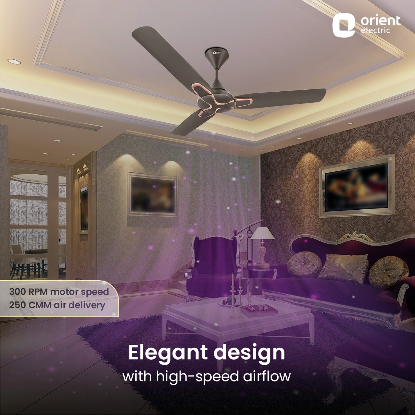 Jazz High Speed Decorative Ceiling Fan