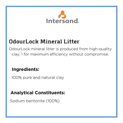 Intersand Unscented Odour Lock Cat Litter