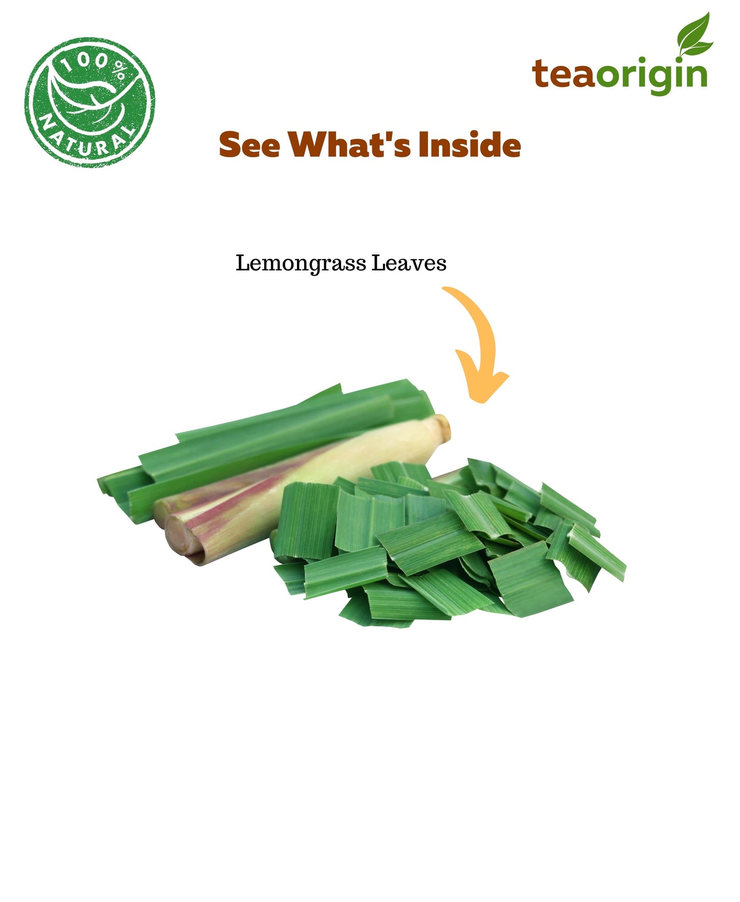 Tea Origin Lemongrass Leaves