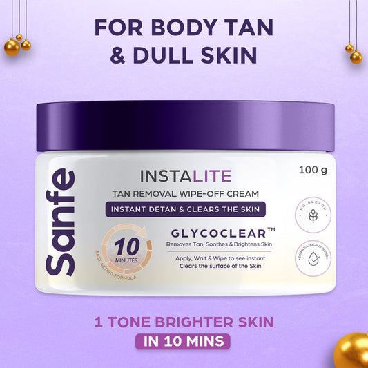 Instalite Wipe Off Detan Body Cream 100gm