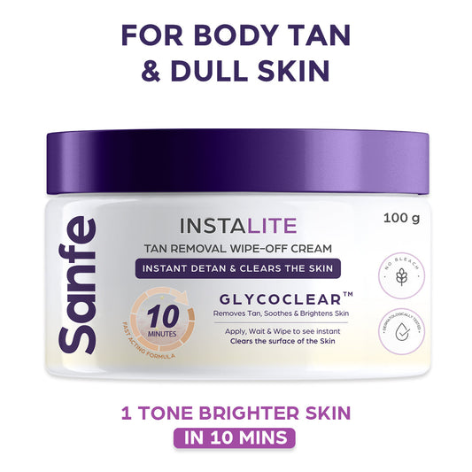 Instalite Wipe Off Detan Body Cream 100gm