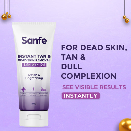 Sanfe Instant Tan  Dead Skin Removal Exfoliating Gel 200g