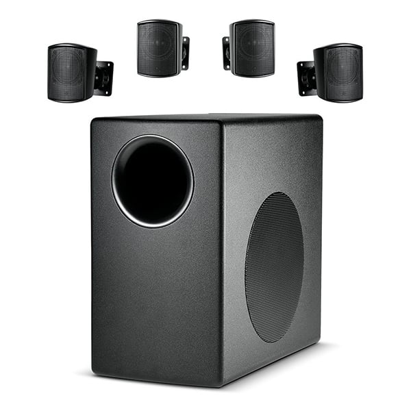 JBL Control 50 Series Control 50 Pack 150 W Surface-Mount Subwoofer Satellite Loudspeaker System