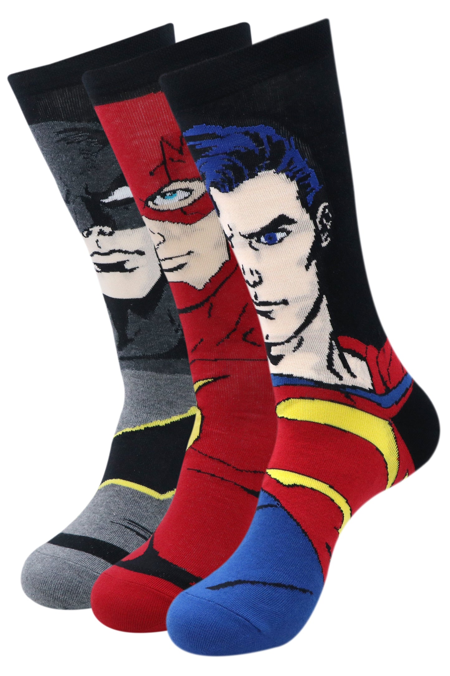 Mens Justice League  Superman Theme Gift Box  Socks Boxer and Cap  Officially Licensed