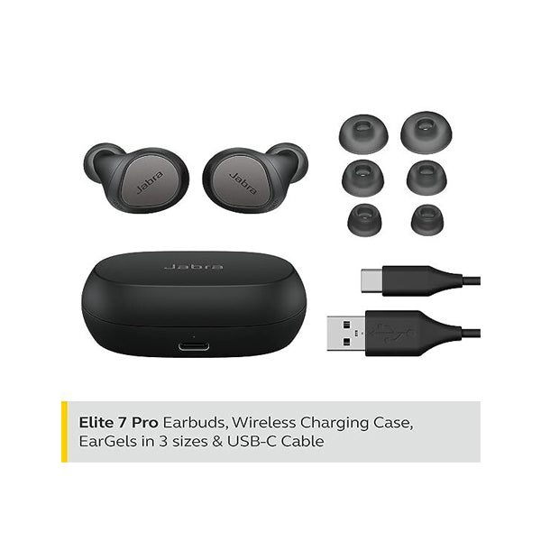 Jabra Elite 7 Pro in Ear Bluetooth Truly Wireless in Ear Earbuds with Mic